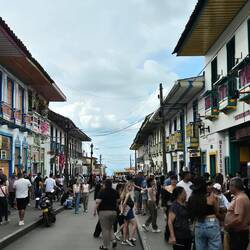 Wegen Ostern ist es voll im Zentrum