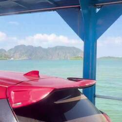 Bye Koh Lanta 😢 on quitte l'île en van sur un ferry
