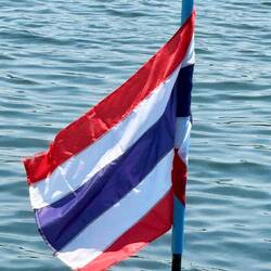 Le fier drapeau thaïlandais 🤩