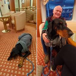 ..das Schiff ist klimatisiert. Wir haben es lieber warm 😜