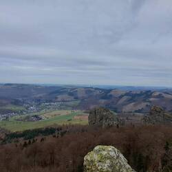 Blick auf den Briloner Kammweg