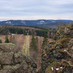 Am Horizont sieht man den Ettelsberg Turm, dahin geht es gleich zurück