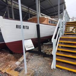 Rio Rita, Axel's privates Schiff