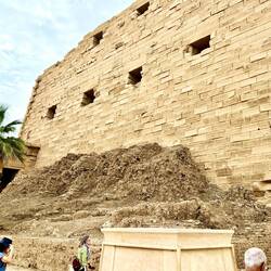 Ancient Egyptian scaffolding (mud bricks)