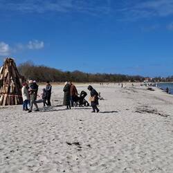 Osterfeuer erst heute um 17 Uhr