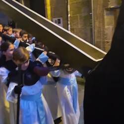 Children bearing the cross.