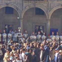 They watched the story.