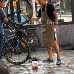 Getting quite the scrub