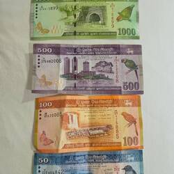 Sri Lankische Rupien ( 360 SLR : 1 € )