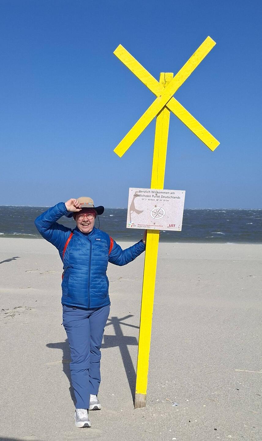 Am Trailhead des NST