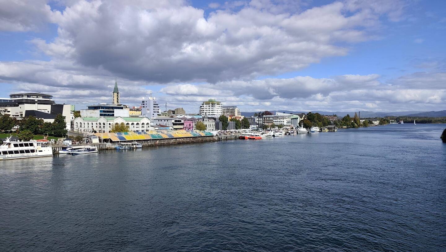Blick auf Valdivia