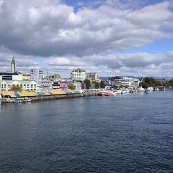 Blick auf Valdivia