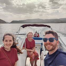 Maike am Steuer ⚓