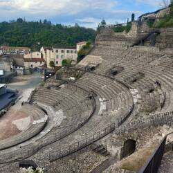 Le théâtre romain "reconstitué".