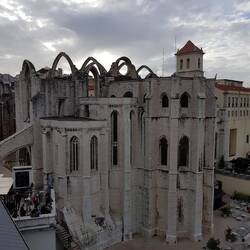 Convento do Carmo - mittelalterliche Kirche, 1755 durch Erdbeben zerstört