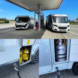 ..eine Gasfüllung zum halben Preis gegenüber Griechenland 👍🏻