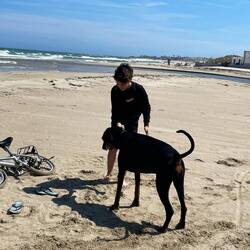 ..und der junge Giovanni hat seine Freude mit ihr🐾u. uns