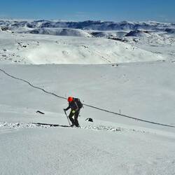 On rentre... Elle n'est pas jolie notre trace ?