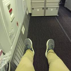 Legroom on my exit seat.