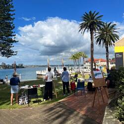 Normaler Montag in Manly, im Vorbeigehen gesehen 🎨🧑‍🎨