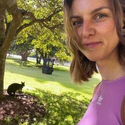 Mein erstes Wallabies Selfie