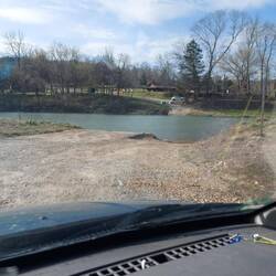 Und um die Kurve war die Straße zu Ende.