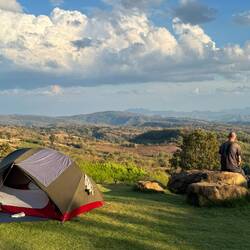 Sun Stone campsite. We had it all to ourselves.