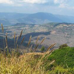The scenery and views more than compensated for the hard work climbing.