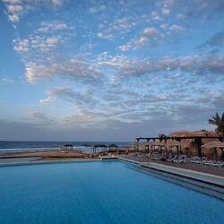 Abendstimmung am Infinity Pool