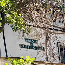 The Casa Forestal provided housing for workers on the viveros and dams.