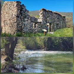 Stehen auf nem Picknikplatz nähe Ansignan