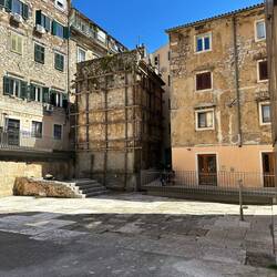 Blick auf die Mittelalterliche "Randbebauung"