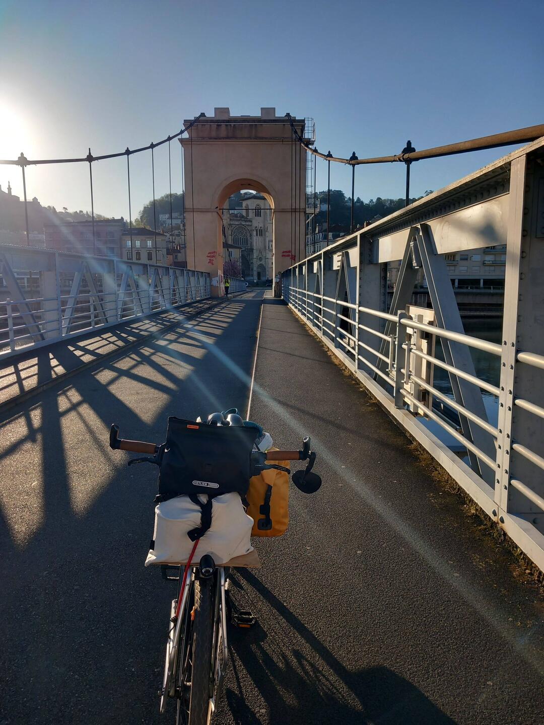 Le matin au départ de Vienne.