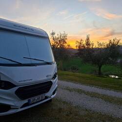 Schlafplatz für die Nacht