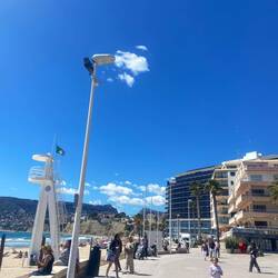 Es hat natürlich viel mehr Spanier als im Ferbruar