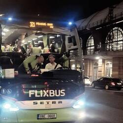 21.15 Uhr Start in Dresden