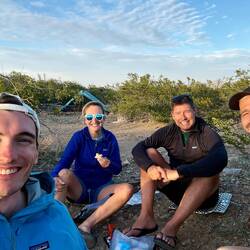 Während dem Abendessen haben wir Besuch von "Slainte" & "Joja" bekommen und viel gelernt.