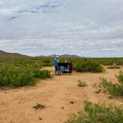 Ankunft bei der zweiten Wasserbox