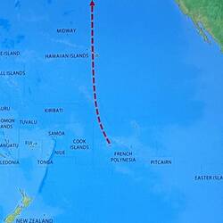 Straight North, "hit" Hawaii