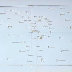 130 Islands he found (they were not to scale when he mapped them)