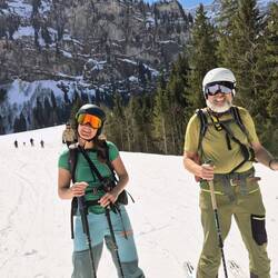 ... und das letzte Stück dann auf der Piste nach Engelberg runter.
