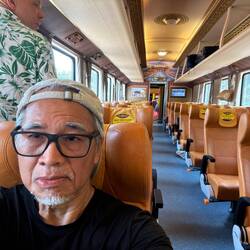 Nice train - 8 bucks to Hue