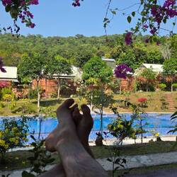 Unsere wunderschöne erste Unterkunft 🥹