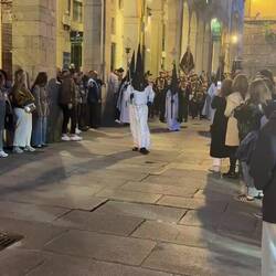 A huge parade this evening! Let's talk about hoods and points! This was Saturday evening.