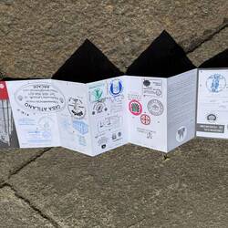 As you travel on the Camino, you collect stamps. These are needed to get the Compostela.