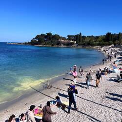 La pointe d'Antibes et ses petites plages