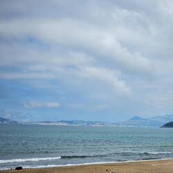 Looking back toward Gaeta and Formia