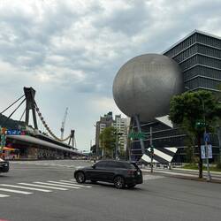 Jiantian Metro Station and the Taipei Performing Arts Center