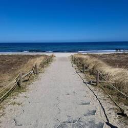 Blauer Himmel, was will man mehr, Meer