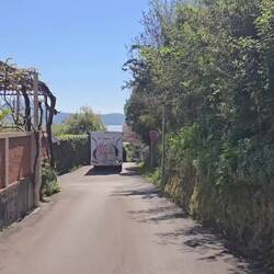 Wir konnten nicht mehr wenden .... anders als rückwärts konnten wir hier nicht mehr raus 😳🙈